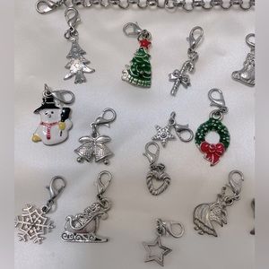 Advent charm bracelet with 23 charms EUC